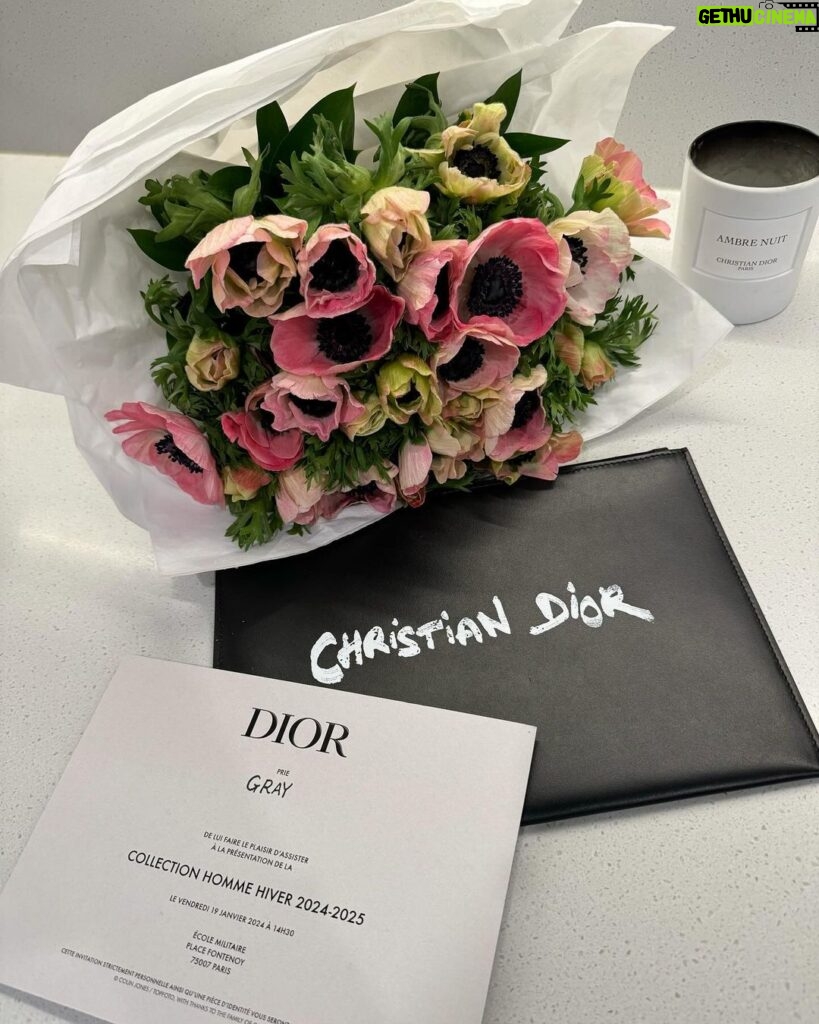 Gray Instagram - DIOR WINTER 2024 MEN‘S COLLECTION - JANUARY 19TH 3:00PM PARIS TIME - TO BE REVEALED ON DIOR.COM #dior #diorwinter24