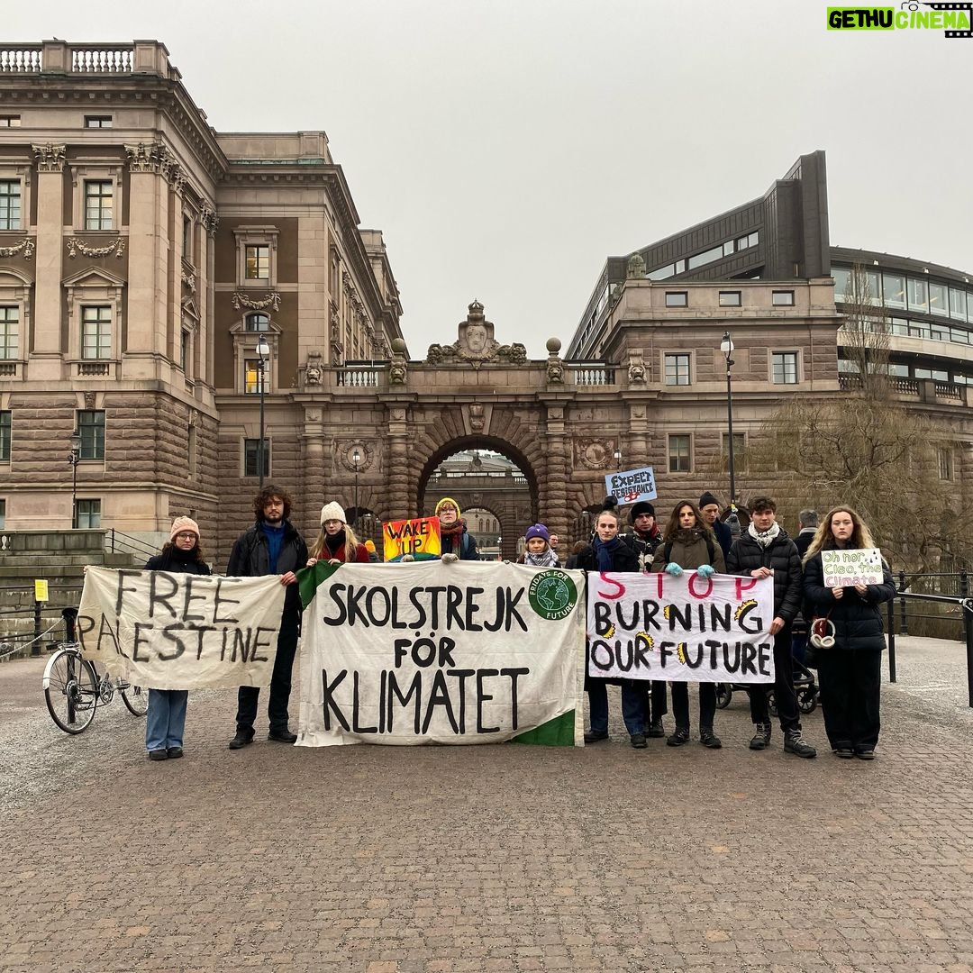 Greta Thunberg Instagram - Week 289. #FridaysForFuture #ClimateStrike #ClimateJusticeNow Parliament House, Stockholm