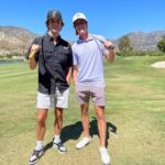 Griffin Johnson Instagram - practicing our dad game Los Angeles, California