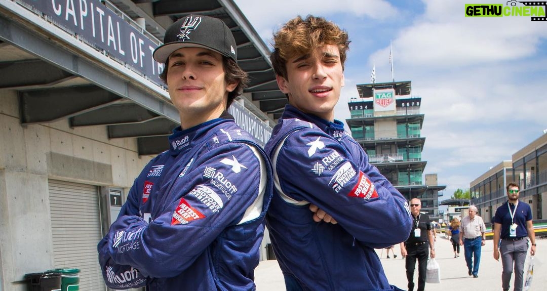 Griffin Johnson Instagram - bffs at Indy 500