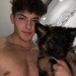 Griffin Johnson Instagram - swipe to see my baby grow up Los Angeles, California