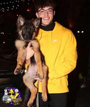 Griffin Johnson Instagram - swipe to see my baby grow up