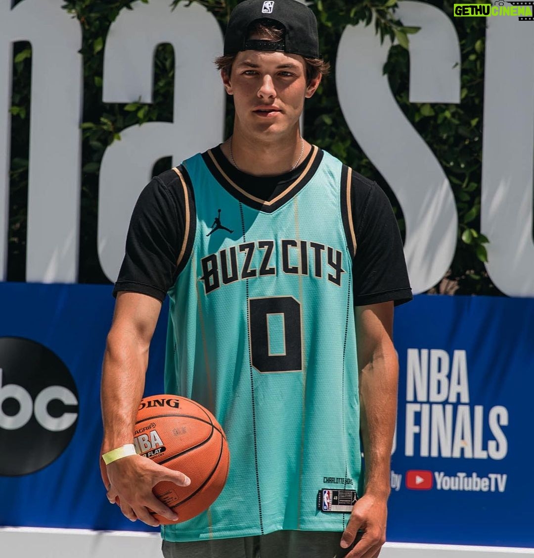 Griffin Johnson Instagram - idk if you knew this yet @nba but Iām a taken man š #nbahouse #thatsgame Los Angeles, California