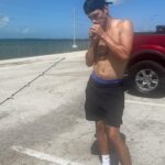 Griffin Johnson Instagram - working on my fishing poses bc you guys like to make fun of my faces Florida Keys