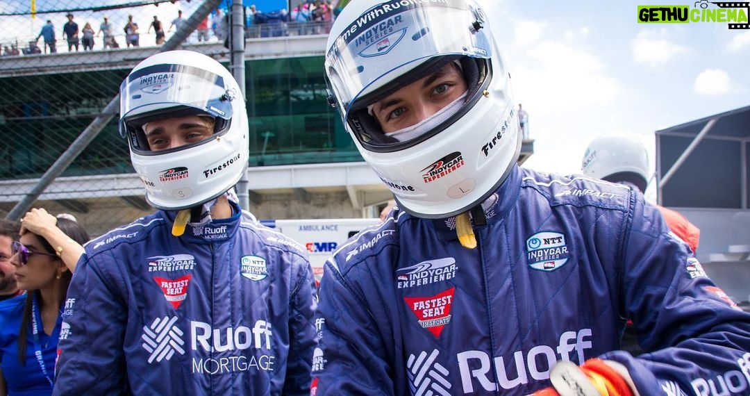 Griffin Johnson Instagram - bffs at Indy 500