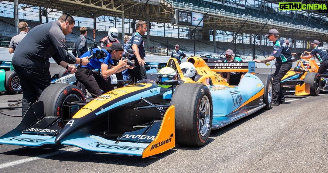 Griffin Johnson Instagram - bffs at Indy 500