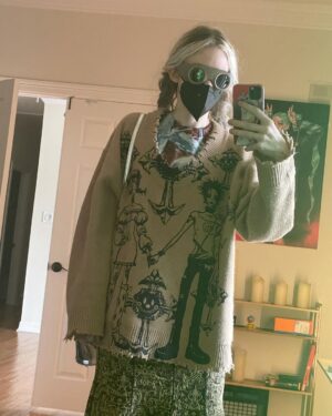 Grimes Instagram - Feeling the plague doc energy today