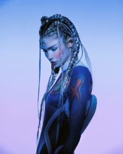 Grimes Instagram - Last year I made a project called A.I. Meditations but then the world shut down. It’s now gna show in NY at Undercurrents! My “Artist statement” haha (but I’m serious tho) “If we don’t protect the environment the future of consciousness will be artificial, not biological. Would mental health and wellness even be relevant in a world where emotions aren’t an evolutionary advantage? A.I. Meditations were created by a generative language program that was provided with meditations made by humans and, based on those models, created its own meditations without the guiding aid of human emotion. Personally, I find beauty in this work, but it represents a distinct artistic shift from things written by humans. This work isn’t critical of A.I., but rather a neutral depiction of what the wellness landscape might look like without us.” Join the Cyber Vikings !