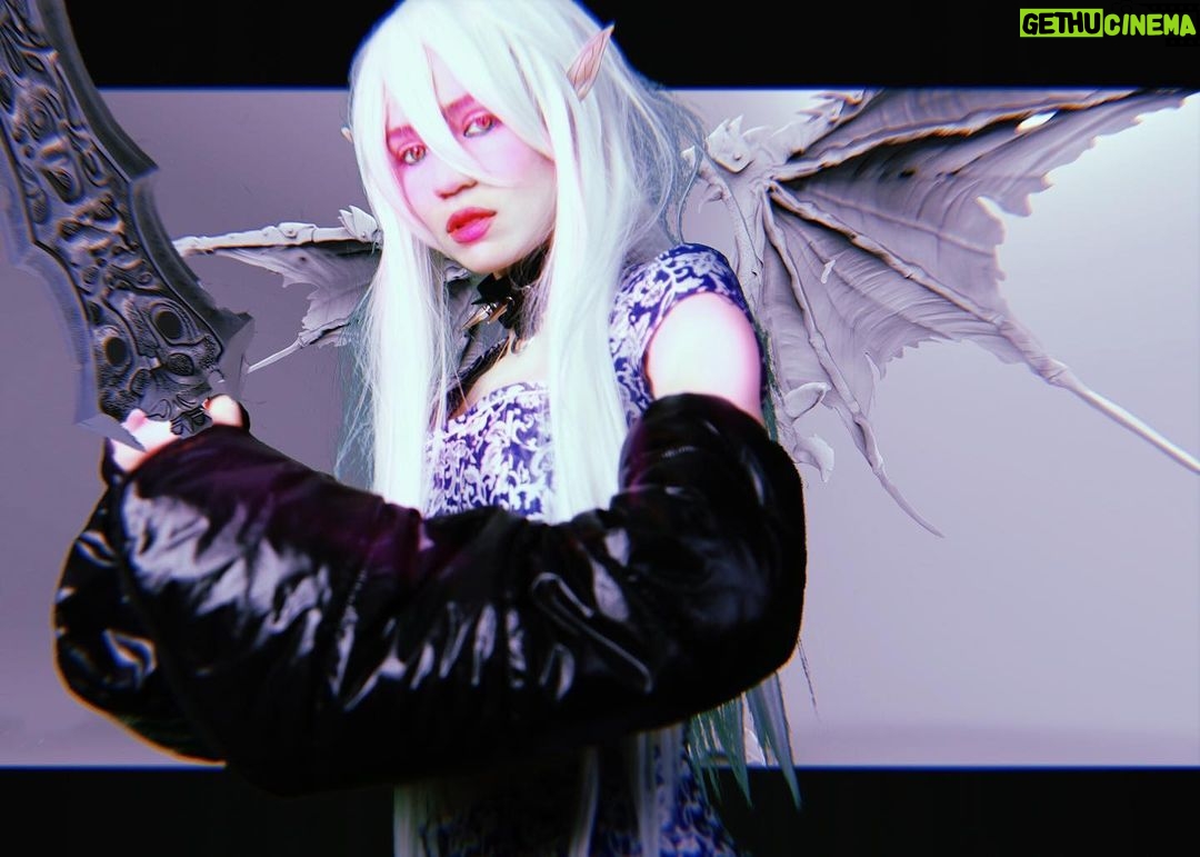 Grimes Instagram - Delicate Weapon is out now! (This is a rly old photo, I’m just falling asleep and will promote this properly tomorrow). Thank you @cyberpunkgame 🍰🍰 also weirdly this song is rly old haha like I met the cyberpunk ppl and started this all like 2 years ago so welcome to a weird 2018 time capsule I hope everyone’s having a nice dä