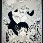 Grimes Instagram - Made this Dune fan art haha
