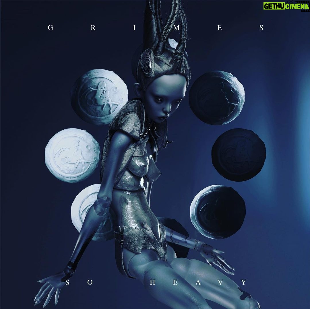 Grimes Instagram - Hooo boy finally just got release dates for things from label this AM ..... SO HEAVY I FELL THROUGH THE EARTH Fri