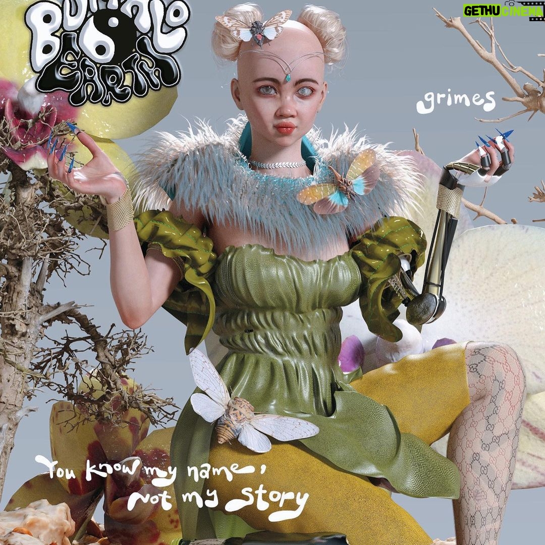 Grimes Instagram - The @warnymph - Interpreted by her only friend, the incredible @rubyrubygloom - for the cover of @buffalozine 🦔🍓 interview with our friend @hansulrichobrist 🦔🌐🦔