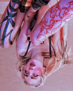 Grimes Instagram - Obligatory "plz listen to new music " post (link in bio)

Altho I do genuinely love and adore this song ngl, @anyma - if I ever get to do a video for it rly feeling some sci fi phantom of the opera thing where I'm the phantom and we're the only two ppl left on a giant spacecraft that's lost contact.  Like toxic horror pseudo Victorian gay space romance. 

Ps so stoked w this tattoo by @caidasindesamparo - got a bunch of amazing pics of it yesterday 🙏🏻 I am marveling at this masterpiece on my leg 🚀🪐🤍