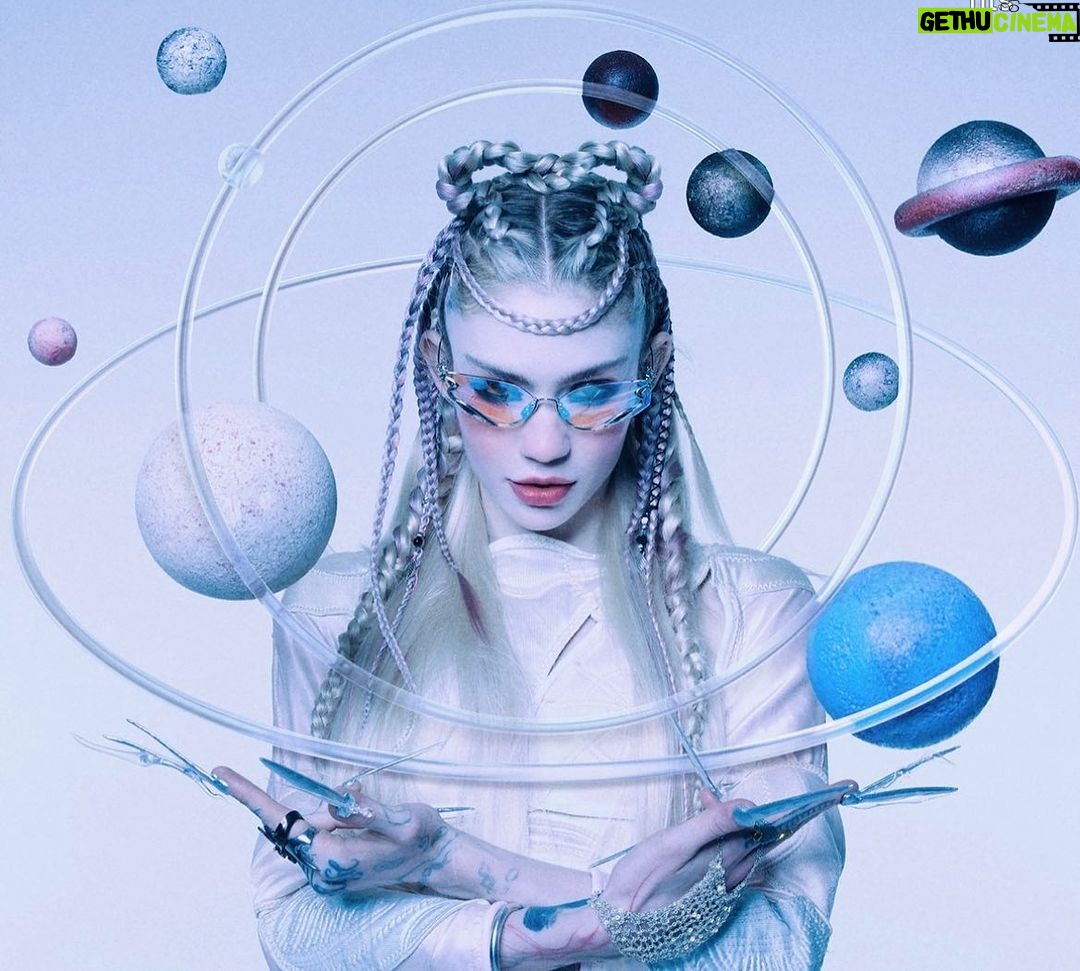 Grimes Instagram - I would write to the beautiful ambivalent stars And convince them to love you, Because my own human beauty, (And we humans are certainly that) Isn't enough to love you with