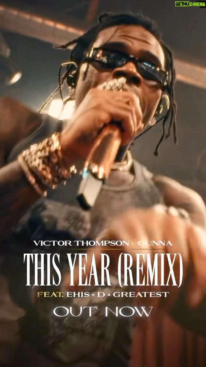 Gunna Instagram - Walking Testament 🙏🏾 @victorthompson_ #ThisYearBlessing