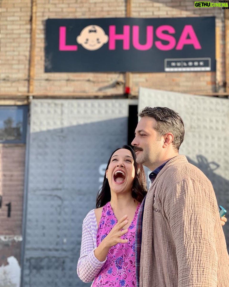 Gupse Özay Instagram - İlk set günümüzden selamlar 🍿 #lohusafilm