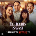 Gupse Özay Instagram - Eltilerin Savaşı bugünden itibaren Netflix'teee :)) İzleyemeyenler, tekrar izlemek isteyenler izleyin yorum yapın. Öptüüüüüük!! Ay çok özlemişim ya #eltilerinsavaşı @urazka @mervedizdar @feritaktug @obilgetay @netflixturkiye