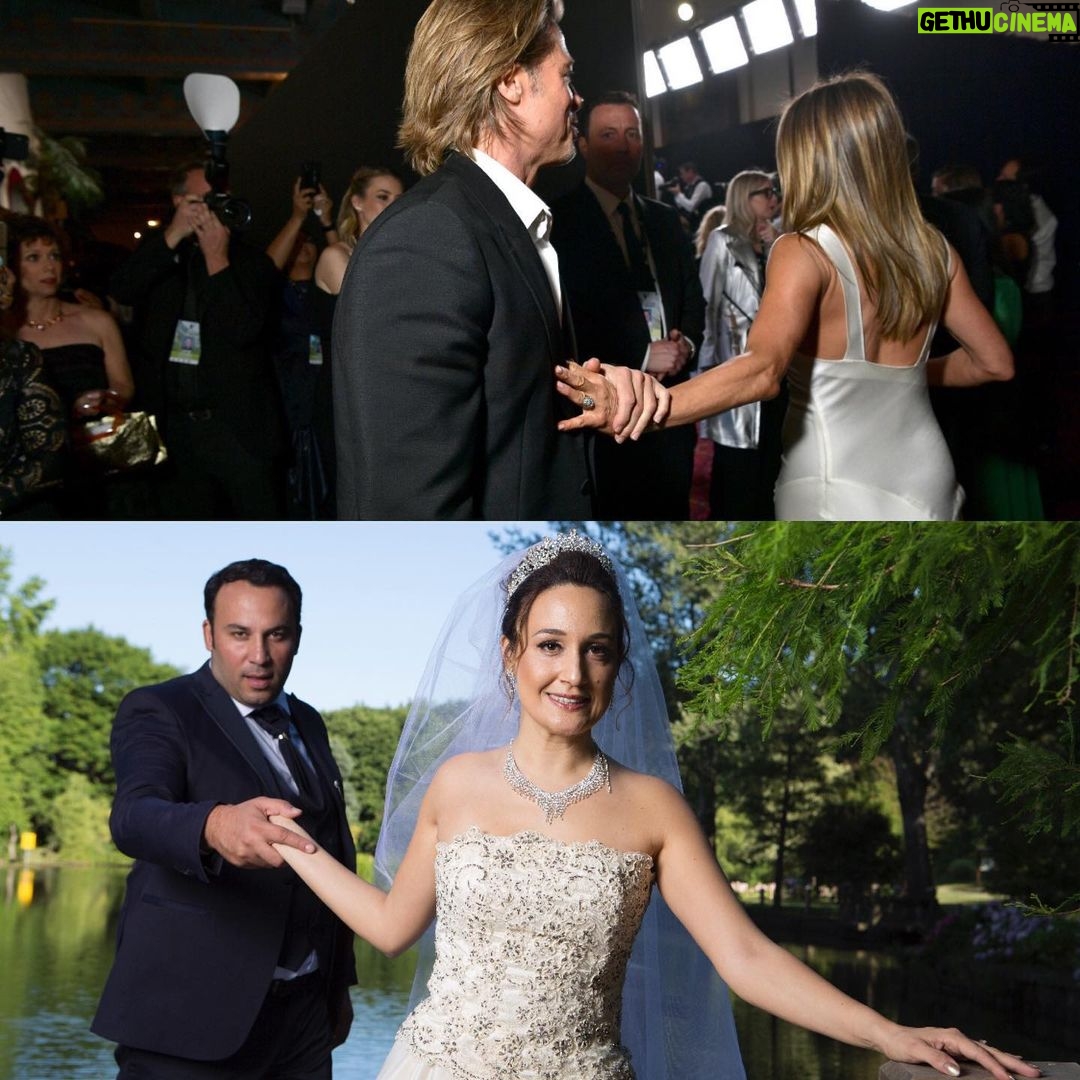 Gupse Özay Instagram - Brad ve Jennifer mı romantik yoksa tabiki Sultan ve Selim mi? .....
