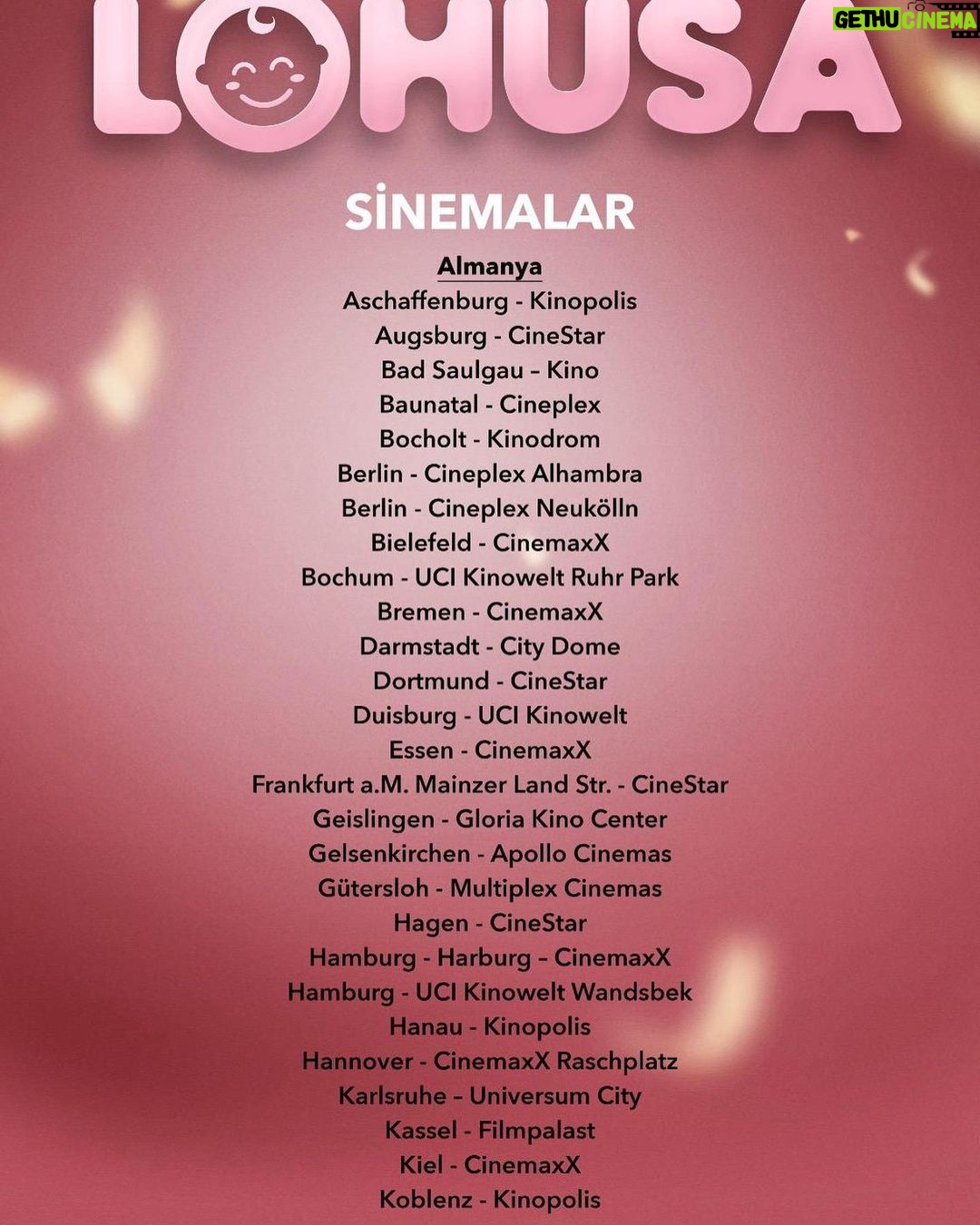 Gupse Özay Instagram - LOHUSA yarın Avrupa'da vizyona giriyor. Hangi sinemalarda olduğuna kaydırarak bakabilirsiniz 🤗🍿❤️