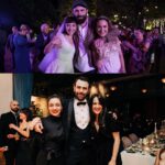Gupse Özay Instagram - Üstteki fotoğraf Eltilerin Savaşı'nın son çekim gününden. Alttaki iki gün önce yönetmenimizin düğününden.. Hayat ne tatlı.. 🦋 @obilgetay @mervedizdar Not: Bir sonraki fotoğraf da gerçek gelinimizden @nazlibilgetay