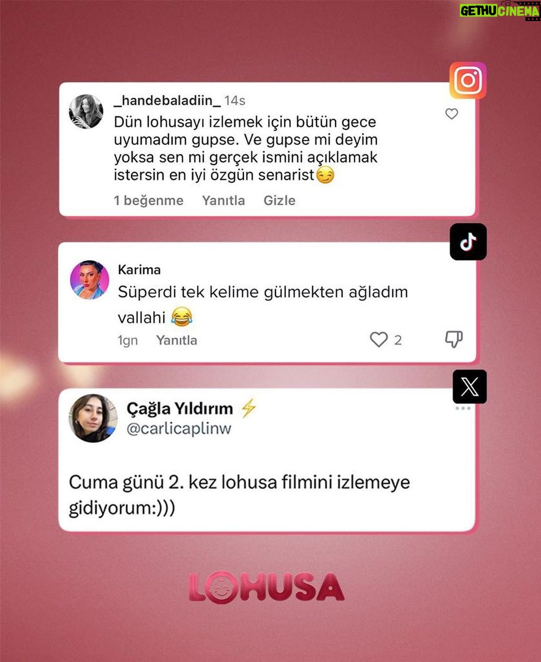 Gupse Özay Instagram - Her platformdan güzel yorumlarınızı görüyoruz ve çokkk mutlu oluyoruz 🥹🙏🍿 Canımız seyirci #lohusafilm