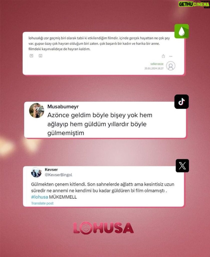Gupse Özay Instagram - Her platformdan güzel yorumlarınızı görüyoruz ve çokkk mutlu oluyoruz 🥹🙏🍿 Canımız seyirci #lohusafilm