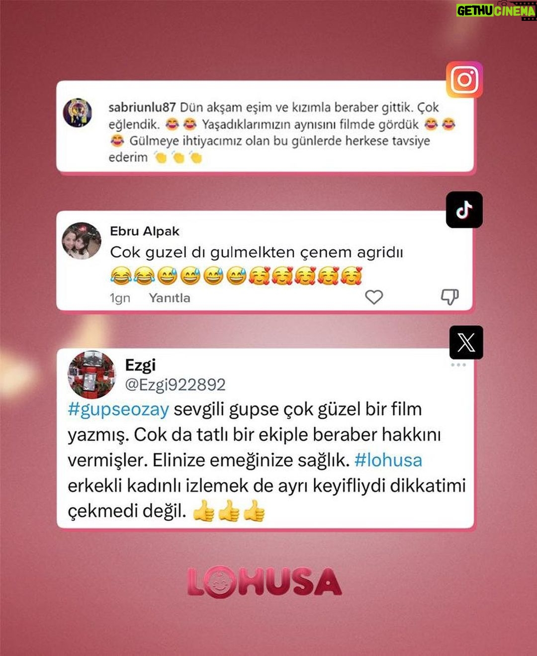 Gupse Özay Instagram - Her platformdan güzel yorumlarınızı görüyoruz ve çokkk mutlu oluyoruz 🥹🙏🍿 Canımız seyirci #lohusafilm