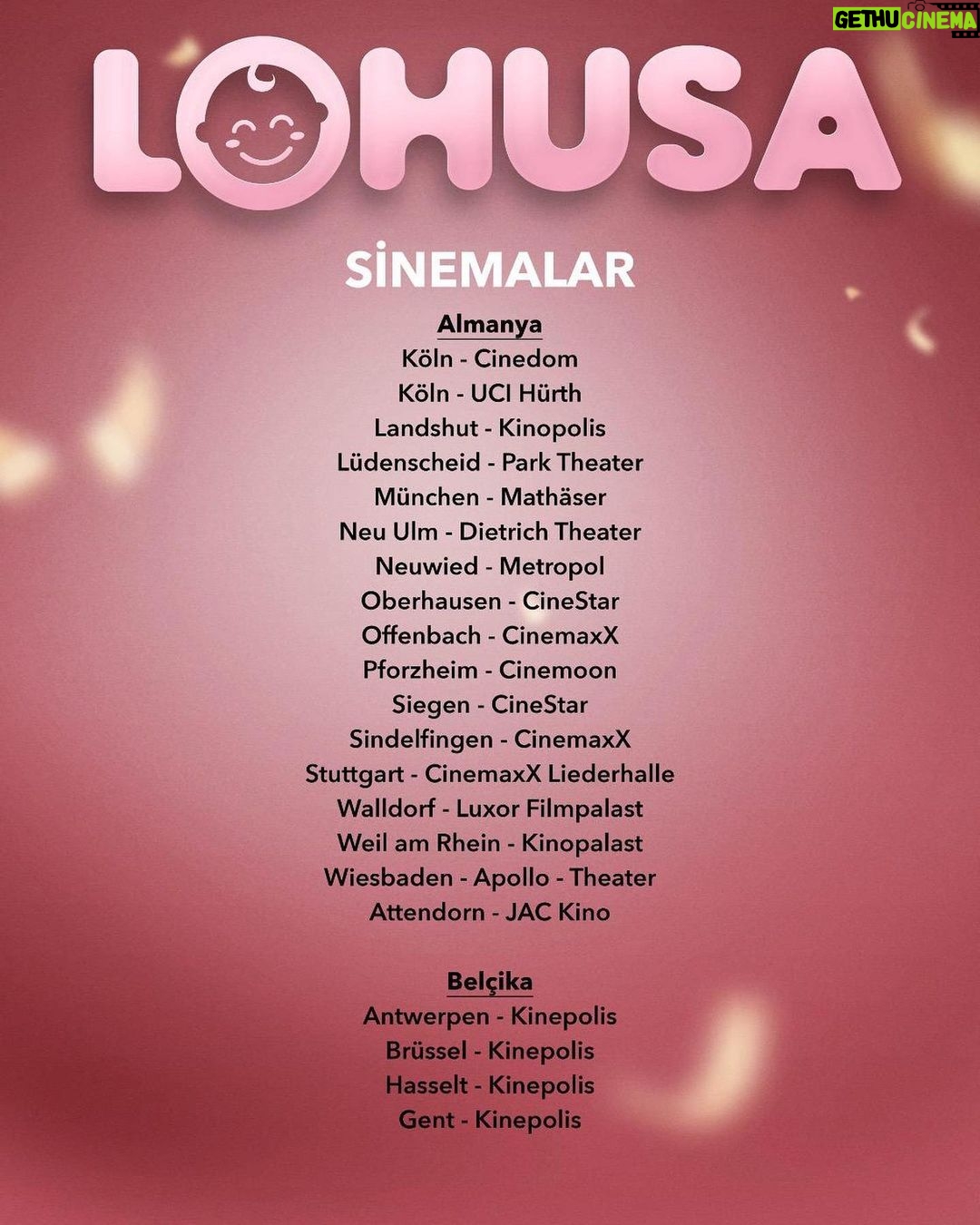 Gupse Özay Instagram - LOHUSA yarın Avrupa'da vizyona giriyor. Hangi sinemalarda olduğuna kaydırarak bakabilirsiniz 🤗🍿❤️