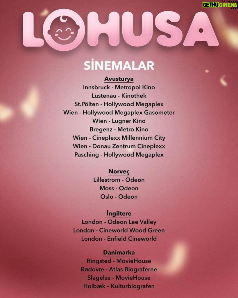 Gupse Özay Instagram - LOHUSA yarın Avrupa'da vizyona giriyor. Hangi sinemalarda olduğuna kaydırarak bakabilirsiniz 🤗🍿❤️