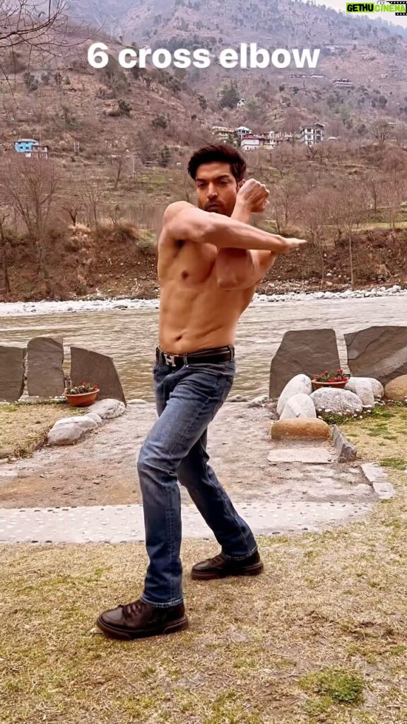 Gurmeet Choudhary Instagram - Just a quick warm-up to keep the body moving and spirits high! Taking a breather in the midst of shooting amidst the chilly winds of Manali ❄️ The cold may be biting, but the excitement on set keeps us fired up. Here’s to embracing every moment, no matter the weather! #OnLocation #ChillyManali #StayWarmStayFocused Manali, Himachal Pradesh