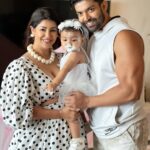 Gurmeet Choudhary Instagram - Our little miracle is one today 🥹🫠❤️❤️❤️ Happy Birthday my @divishaadiva you complete us 🧿 . My Outfit : @belavous Divisha’s Outfit : @shilpsaxena . . . . #DivishaTurnsOne #HappyBirthday