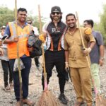 Gurmeet Choudhary Instagram - Participated in #swachbharatabhiyan with @bhamlafoundation thank you @asifbhamlaa ji for having us and making us a part of such a important need 🙏🏻 It was lovely meeting the ever energetic @wardakhannadiadwala and @kkundrra @munawar.faruqui @zaan001 @saherbhamla 💪🏻 . . #swachbharat #swachbharatseva