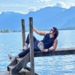 Gurmeet Choudhary Instagram – Literally just chilling 🌊
.
.
#montreux @myswitzerlandin #ineedswitzerland 
#switzerland Montreux, Switzerland