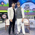 Gurmeet Choudhary Instagram – Glad to share the stage with “The legend @amitabhbachchan Sir for such an important panel discussion on #SadakSurakshaAbhiyan 2024, a nationwide mission for road safety and positive change. 
.
.
@news18hindi