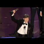 Gurmeet Choudhary Instagram - OH BOY I was screaming when Oppenheimer won at the Oscars! 🎉 Ecstatic beyond words! Cillian Murphy just won the Oscar for Best Actor for his outstanding performance in Oppenheimer! 🌟🏆 He's always been my favorite actor, and tonight, he truly shined! #CillianMurphy #Oppenheimer #Oscars
