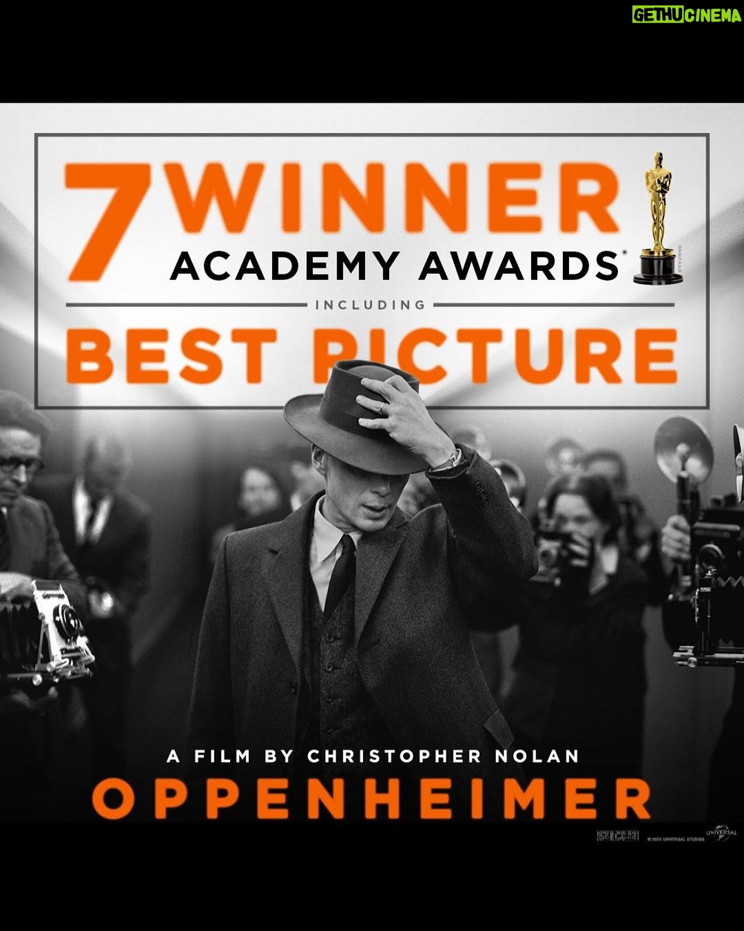 Gurmeet Choudhary Instagram - OH BOY I was screaming when Oppenheimer won at the Oscars! π Ecstatic beyond words! Cillian Murphy just won the Oscar for Best Actor for his outstanding performance in Oppenheimer! ππ He's always been my favorite actor, and tonight, he truly shined! #CillianMurphy #Oppenheimer #Oscars