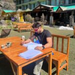 Gurmeet Choudhary Instagram – 🎬 Preparing for a role starts long before the cameras roll! As an actor, diving into the script beforehand isn’t just important—it’s essential. Understanding your character, their motivations, and the story’s nuances sets the stage for an authentic performance. 📖 #ScriptStudy #PreparationIsKey #actorlife #manali Manali, Himachal Pradesh