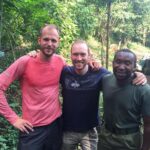 Gustaf Skarsgård Instagram - One of the most amazing things I have ever done was visiting @virunganationalpark , the amazing rangers put their lives at risk daily to protect the mountain gorillas and the rest of the fauna and flora of this magical place in a very unstable region. Please help to support their work. Link in their bio. Here with the incredible gorilla expert André and the pilot @anthonycaere , check out the documentary Virunga to further understand the importance of their work. Happy 🌎 day!