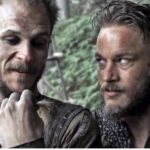 Gustaf Skarsgård Instagram - #tbt Floki and Ragnar in the olden days. @travisfimmel finally got himself an Instagram account!