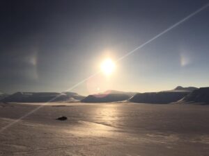 Gustaf Skarsgård Instagram - #tbt to when I experienced a total solar eclipse in Svalbard in 2015. Probably the most profound moment of my life. This is moments before. That halo was actually visible in the sky. No filter.