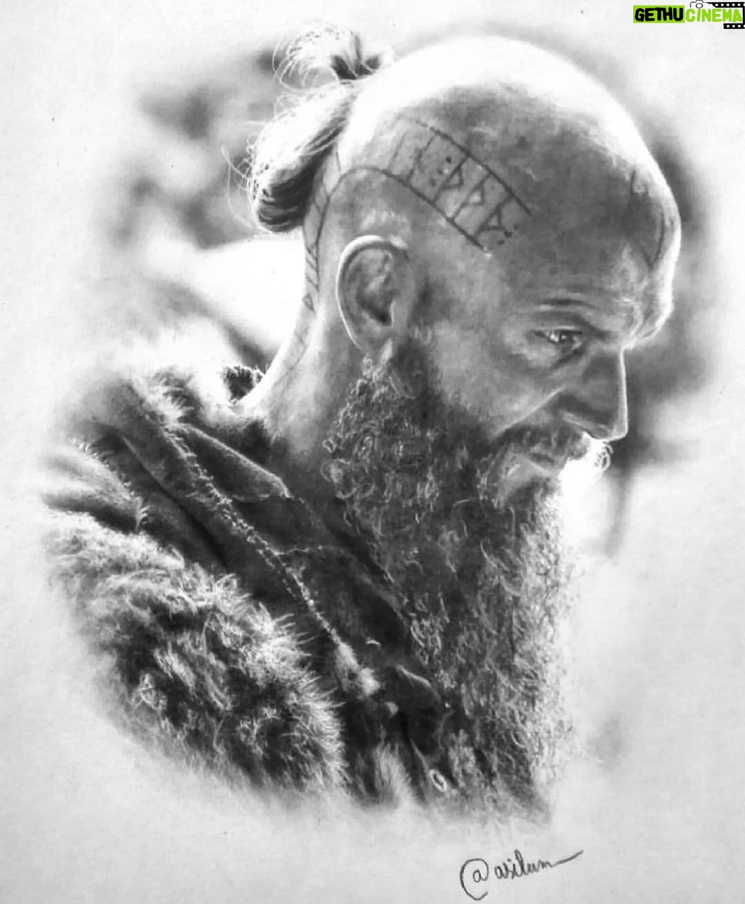 Gustaf Skarsgård - 62.6K Likes - There is some amazing fan art out there! Thank you @asilum_ for this insanely good portrait! #fanartfriday