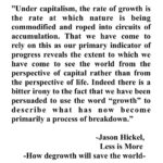Gustaf Skarsgård Instagram – Read that again. Then order the book, read it, then read it again. Less is More by Jason Hickel. Change is not only possible, it’s is critically necessary.
