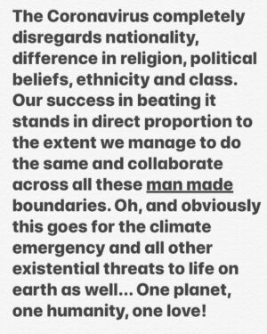 Gustaf Skarsgård Instagram - #oneplanet #onehumanity #onelove