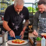 Guy Fieri Instagram - Home, home on the Ranch! 🎶😂 Tune in for an all new episode of #GuysRanchKitchen today at 12pm ET on @foodnetwork 🔥
