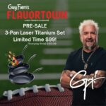 Guy Fieri Instagram – 🚨 LIMITED TIME OFFER 🚨

I’ve got some spicy news straight from Flavortown! Get ready to take your culinary game to the next level with our brand spankin’ new cookware line – Flavortown Cookware! Be the first to own this revolutionary technology without the added harmful chemicals of other brands! Jump in on this Pre-sale limited time offer, order today to get your 3-pan set for ONLY $99! Regularly priced $129.99! (link in bio)