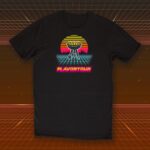 Guy Fieri Instagram - Where we're going, we don't need roads 😂 Retrowave tees out now! 🛸 [link in bio]