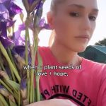 Gwen Stefani Instagram - a little love + hope goes a long way :)🪻gx