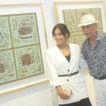 Haala Shiha Instagram - Love you, papy❤️ Amazing as usual . @artistahmedchiha @picassoeast_artgallery @reda.picasso #art #artist #artgallery