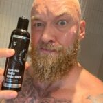 Hafþór Júlíus Björnsson Instagram – 120kg 8 reps 3 sets. I used beard wash and conditioner before my session and so should you. 😎 @thebeardstruggle code Hafthor for 20% OFF!! Thor’s Power Gym