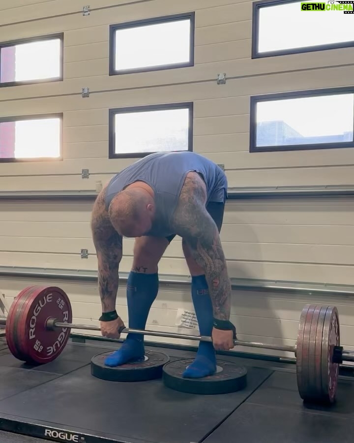 Hafþór Júlíus Björnsson Instagram - 270kg beltless deficit deadlifts were on the menu today. It might surprise some of you to learn that going to failure every session is a great way to get injured but a terrible way to get strong. I always leave something in the tank in these sessions. This remains true as I grow stronger and the weights get heavier but feel easier.